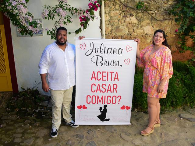 Ensaio de casamento de Pedido de casamento de Juliana e Silas 