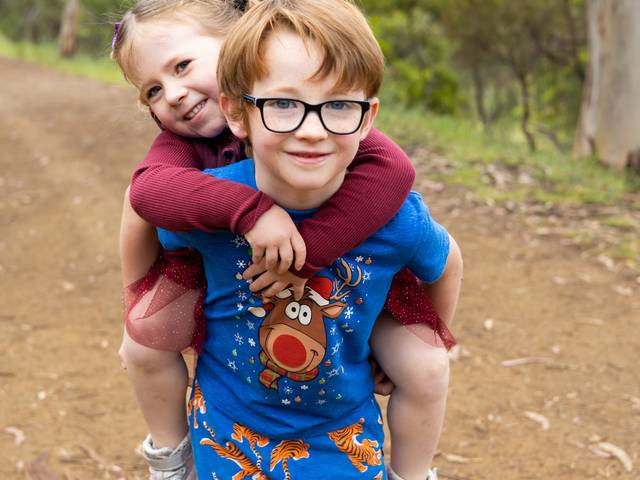 Family Portrait of Colourful family