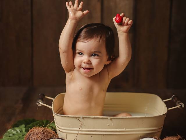 Banho de Leite de Marco Antônio 12 meses