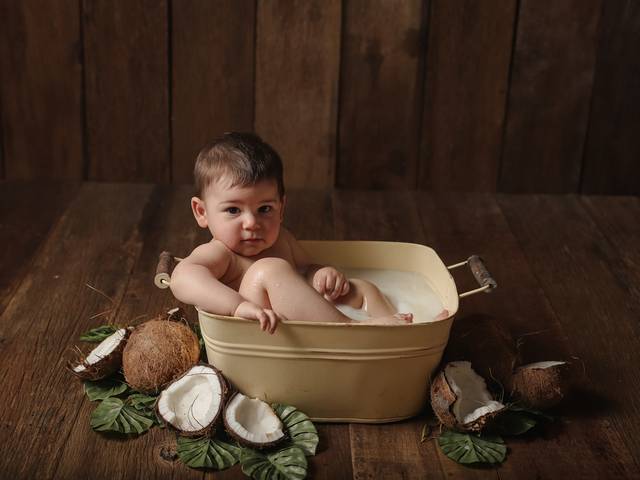 Banho de Leite de João 12 meses