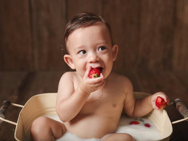 Banho de Leite de Benjamin 12 meses