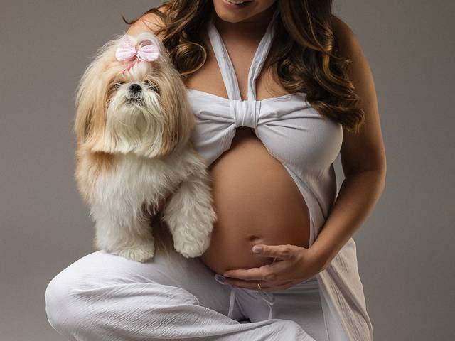 Gestante de À espera de Clara & Melissa