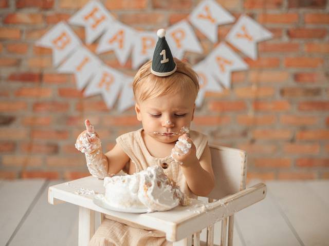 Smash the Cake de João Pedro 12 meses