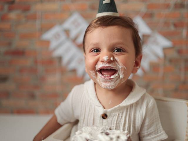 Smash the Cake de 1º aninho do Antônio