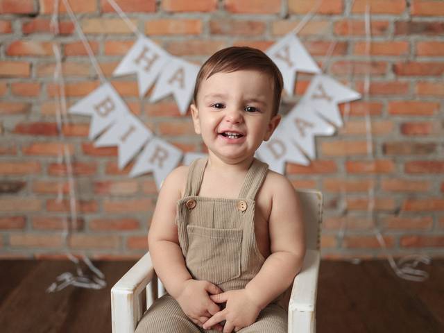 Smash the Cake de Davi 12 meses