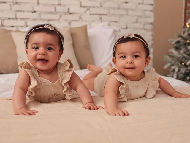 Acompanhamento de Clara & Melissa 8 meses