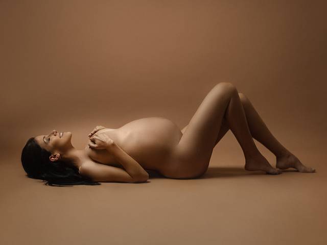 Gestante de Alice à espera da Betina