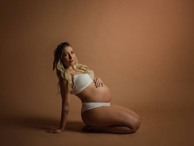 Gestante de Bruna à espera da Ana Maria 