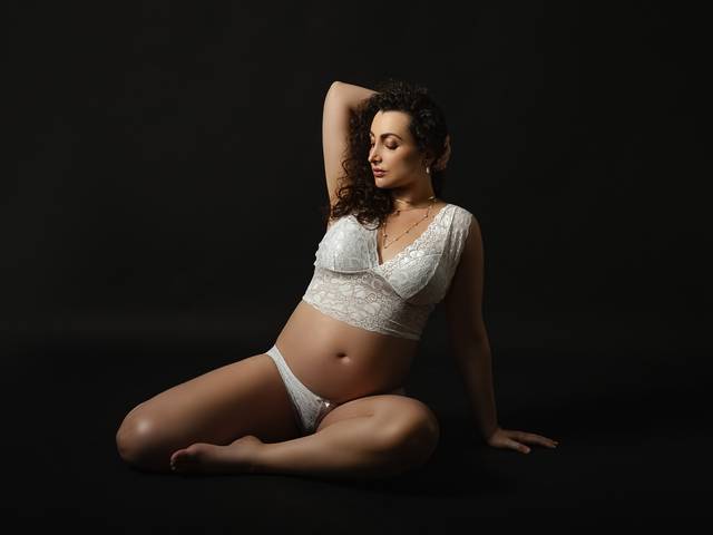 Gestante de Danielle à espera de Lorenzo