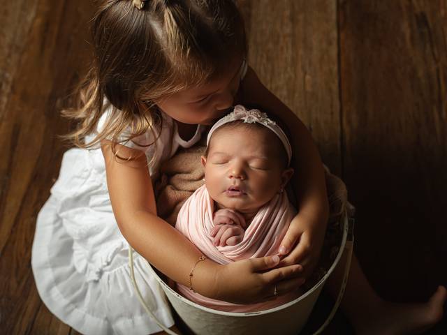 Newborn de Luiza 7 dias 