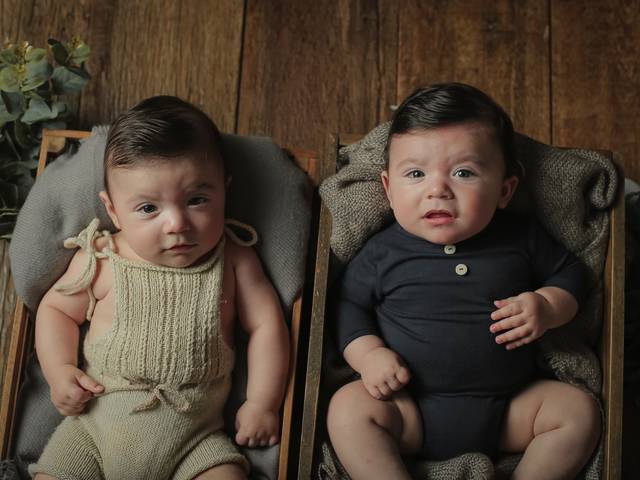 Acompanhamento de Théo & Gabriel 4 meses