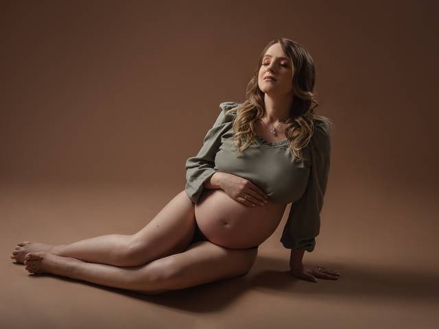 Gestante de Franciele à espera de Antonella