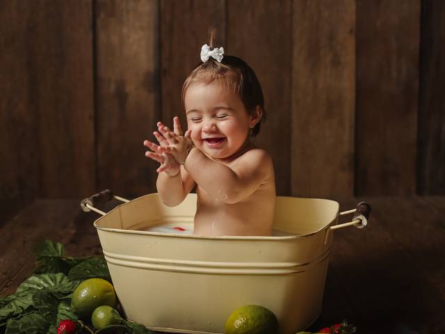 Banho de Leite de Melina 12 meses