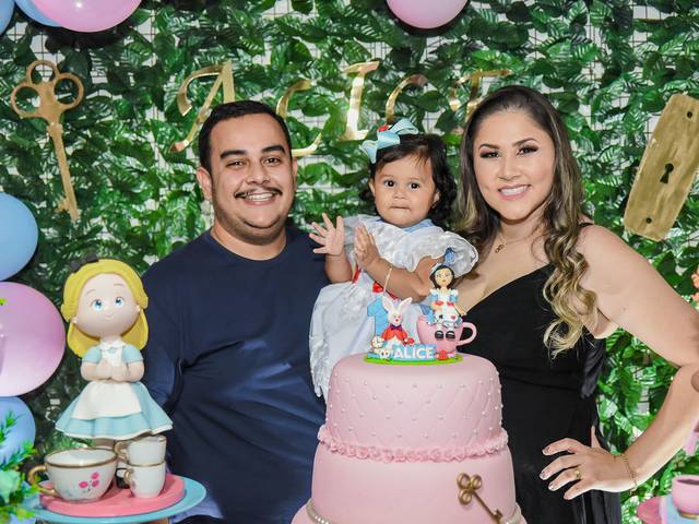 Aniversário de Nossa Alice 1 aninho