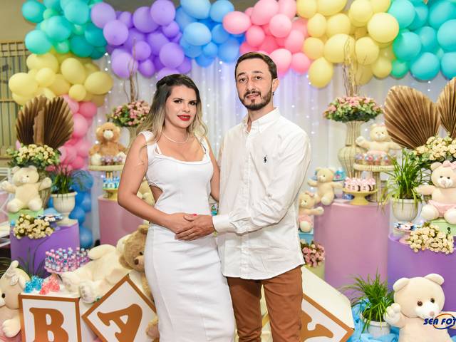 Chá de Bebê de Chá Revelaçao Bernardo 