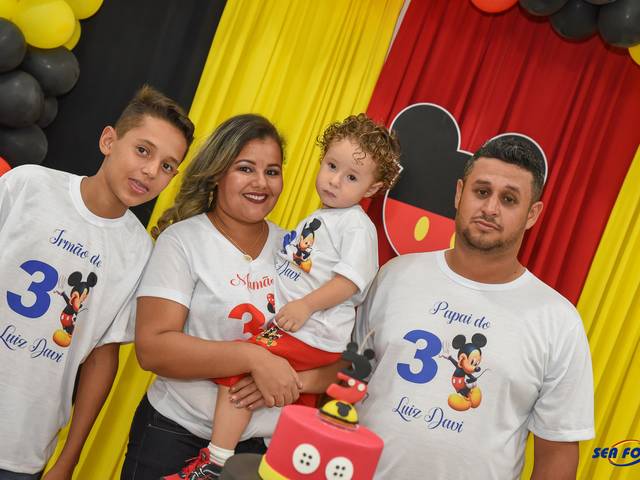 Aniversário de Luiz Davi 3 anos