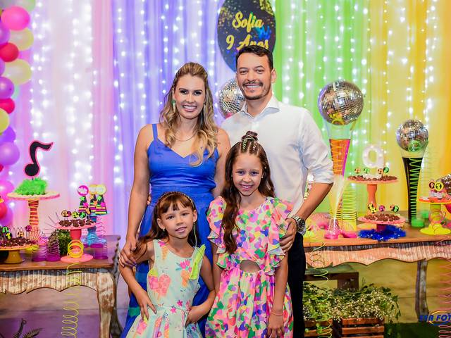 Aniversário de Sofia 9 anos