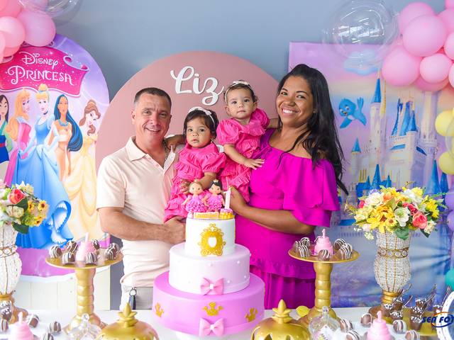 Aniversário de Liz e Luíza 1 ano