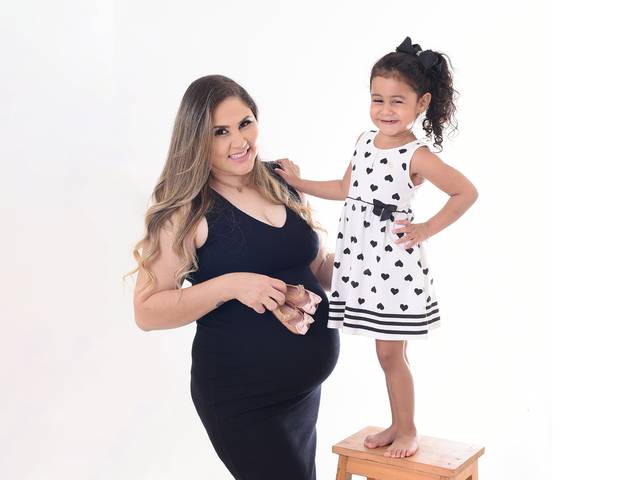 Estúdio de Nossa Elisa Ensaio de 6 meses