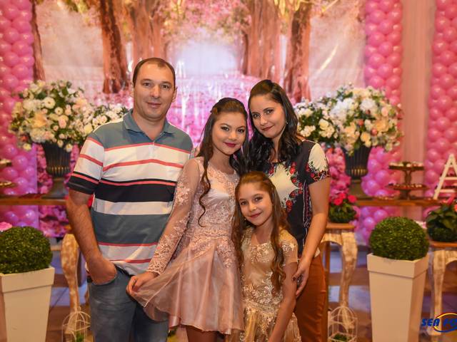 Aniversário de Maria Eduarda 9 anos e Milena 12 anos