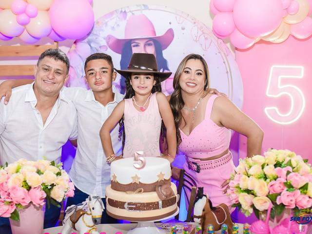 Aniversário de Rafaela Lara 5 anos