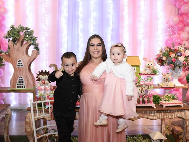 Aniversário de Helena 1 ano e Heitor 3 anos 