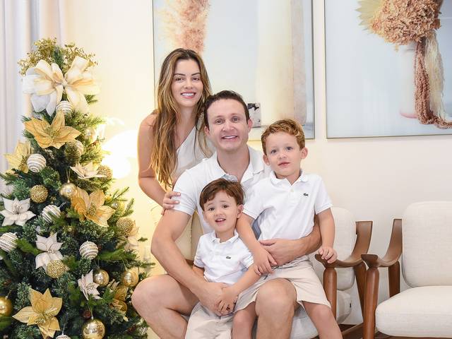 Externas de Natal em Família Dr Wiliam, Jemina Olavo e Otto