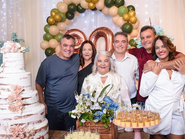 Aniversário de Maria Aparecida 80 anos