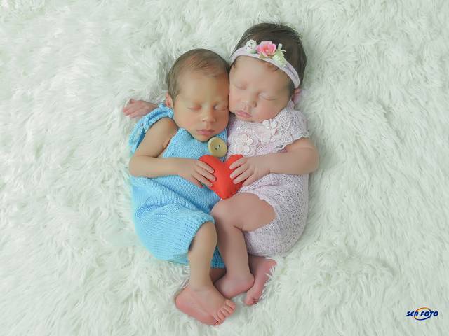 New Born de Arthur e Sophia 15 dias