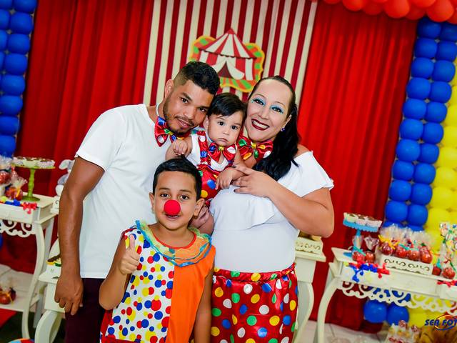 Aniversário de Caleb 1 ano