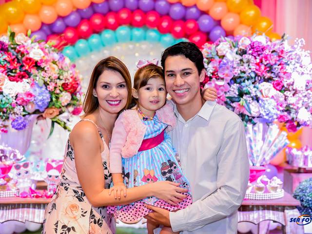 Aniversário de Larah 3 anos