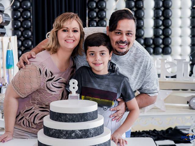 Aniversário de Lucas 8 anos e Antônio 71 anos