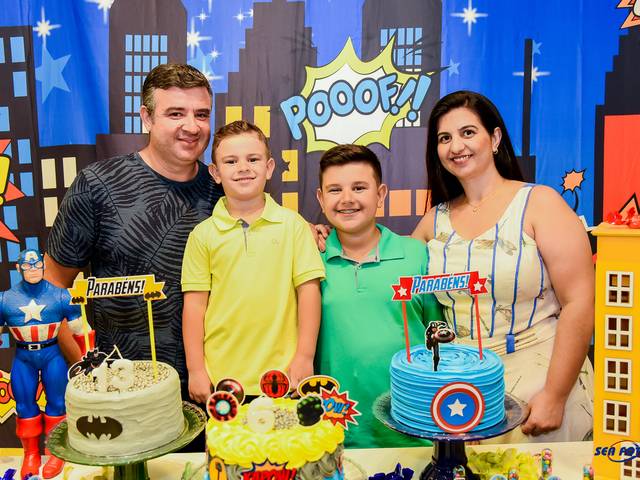 Aniversário de João Vitor e Miguel 6 anos