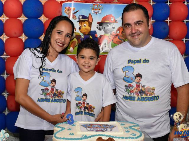 Aniversário de Abner Augusto 3 anos