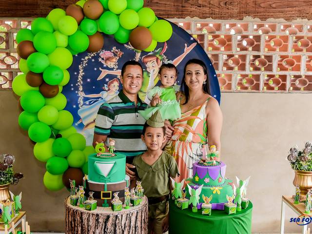 Aniversário de  Anny 1 ano e Anthony 6 anos 