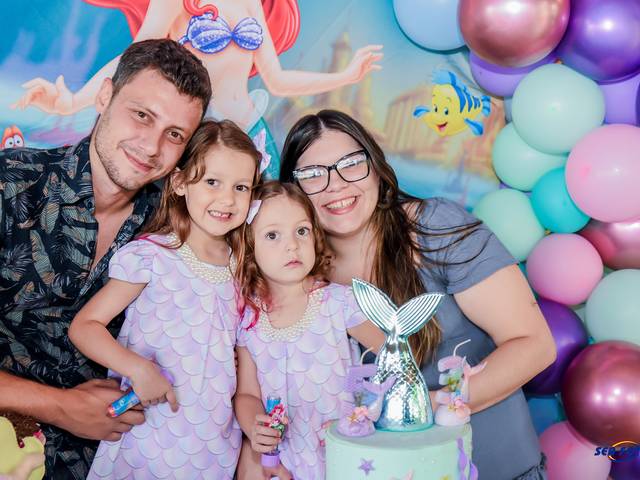 Aniversário de Bianca 5 anos e Giovana 3 anos