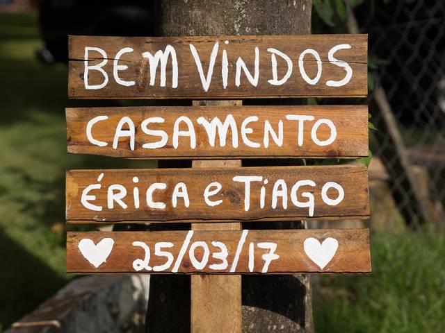 Casamentos de Érica e Tiago