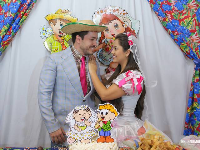 Casamentos de Jéssica e Rodrigo - Chá Bar caipira