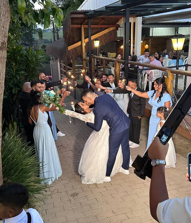 Plataforma 360 de Casamento de Ingride e Jefferson