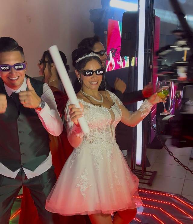 Plataforma 360 de Casamento de Mikaelle e Erick