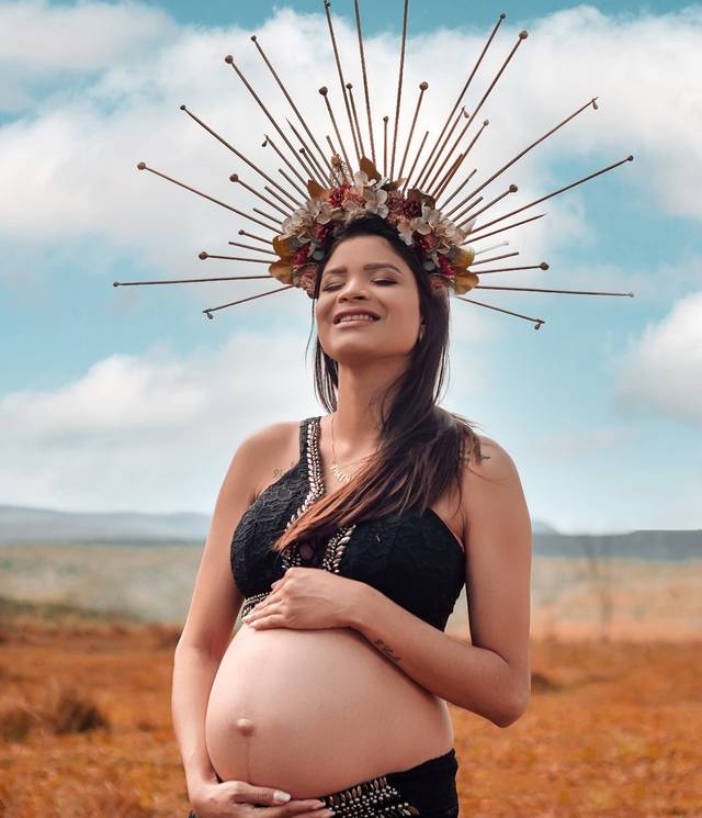Gestantes e Familia de Thainara e Família