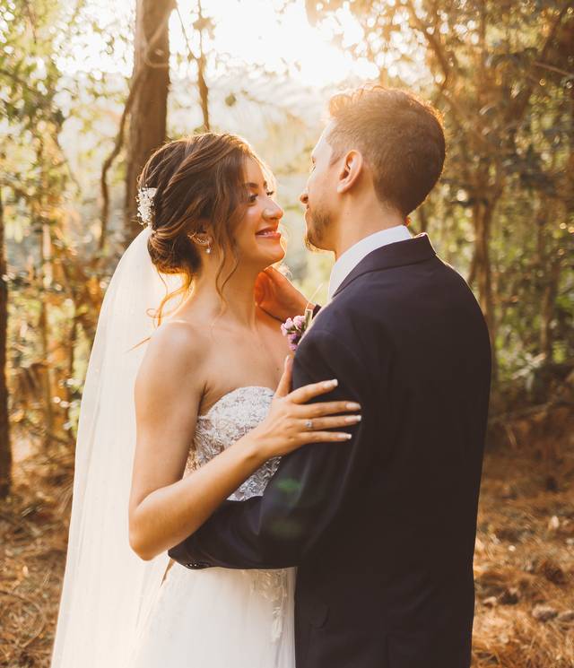 Fotografia de casamento de Fotografia de Casamento em São Roque – Espaço La Forêt – Jessica e Glauber
