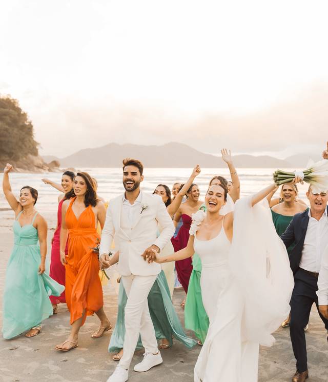 Fotografia de casamento de Casamento na Praia do Fortaleza, Papillon Beach - Larissa e Ever