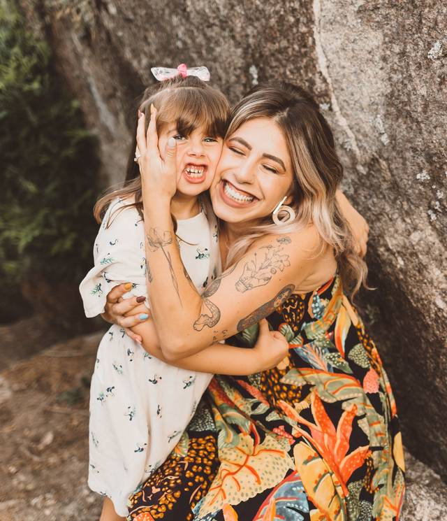 Gestante e fotografia de família de Ensaio de Família - Mariah, Mazy e Gustavo