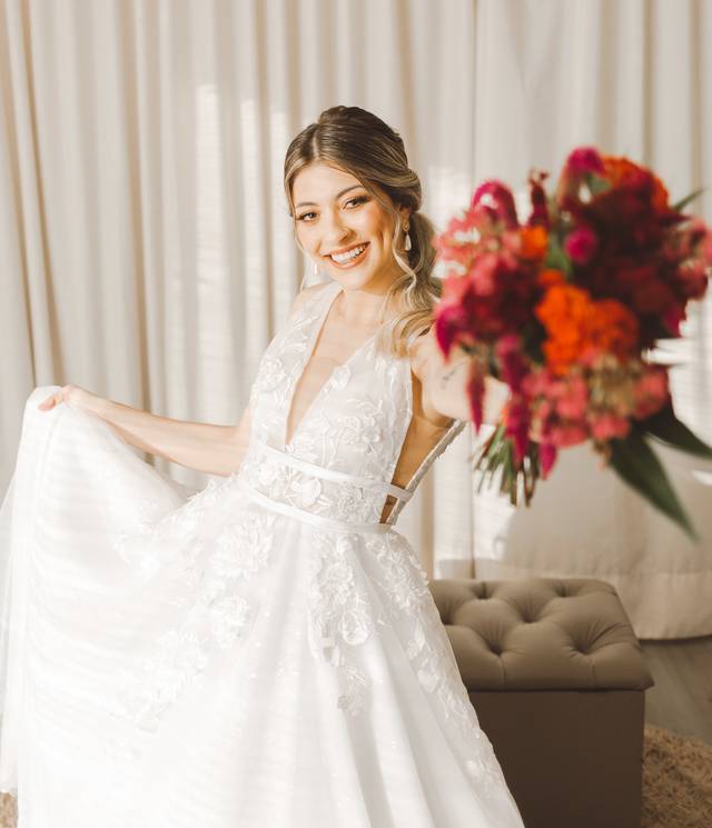Fotografia de casamento de Making of de noiva (dia da noiva) - Nathalia - Americana, São Paulo