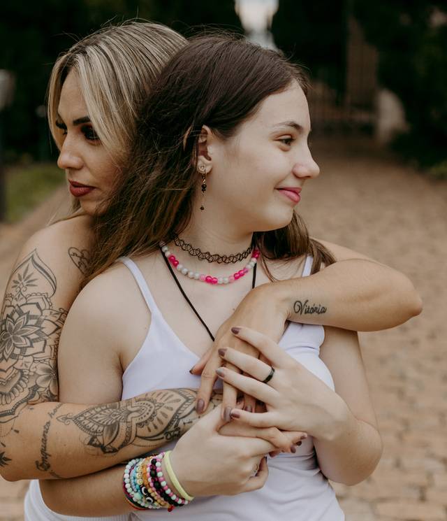 Família  de Bruna e Vitoria