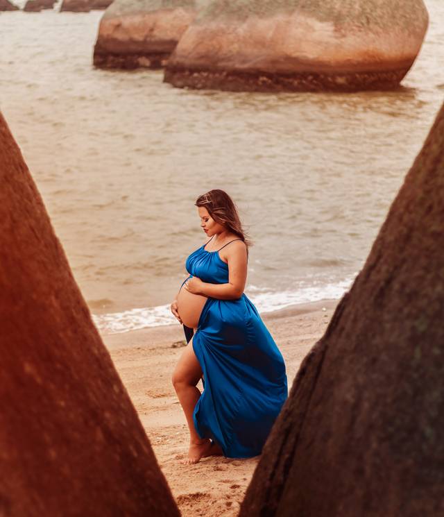 Gestante de Renata e Abraão à espera de Leonardo