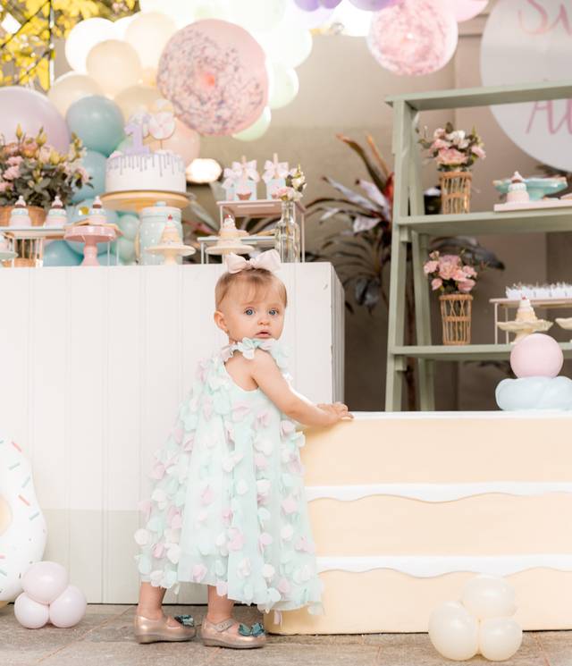 Aniversário Infantil de Aniversário 01 ano Alice