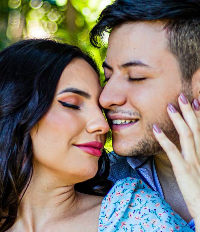 Casal de Marlene e Rafael