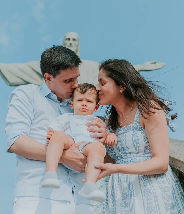 Batizado de Batizado do Bernardo no Cristo Redentor- Rio de Janeiro